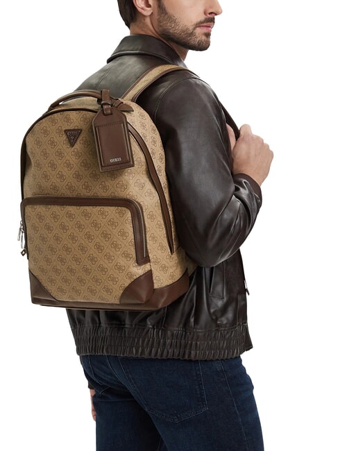 MILANO2 Zaino beige/cognac - Zaini Scuola & Tempo Libero