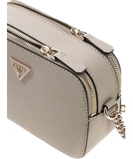 GUESS NOELLE 2  Mini Camera Bag a tracolla BEIGE - Borse Donna - 3