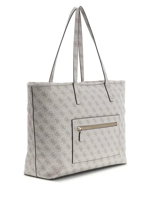 POWER PLAY 2 Shopping Bag dark taupe logo - Borse Donna