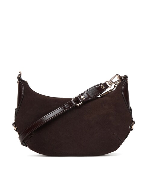 MARSHA Borsa a tracolla, in pelle suede espresso - Borse Donna