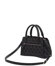 GUESS LEONA M Borsa a mano, con tracolla coal - Borse Donna - 3