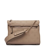 GUESS ANISE Mini Bag a spalla / a tracolla dark taupe logo - Borse Donna - 3