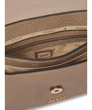 GUESS ANISE Mini Bag a spalla / a tracolla dark taupe logo - Borse Donna - 4