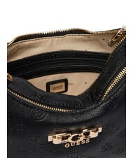 GUESS ANISE Borsa a spalla black logo - Borse Donna - 4