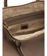 GUESS ANISE Borsa a mano, con tracolla dark taupe logo - Borse Donna - 3