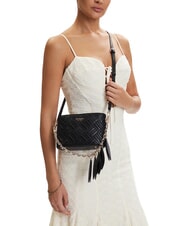 GUESS SALLY Mini Bag a spalla, con tracolla NERO - Borse Donna - 2