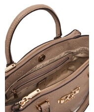 GUESS ANISE L Borsa a mano, con tracolla dark taupe logo - Borse Donna - 4