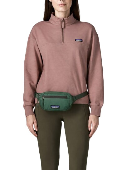 TERRAVIA MINI Marsupio piccolo ripiegabile canopy green - Marsupi