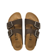 BIRKENSTOCK ARIZONA WB Sandali in pelle mocca - Scarpe Uomo - 3