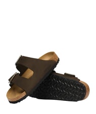 BIRKENSTOCK ARIZONA WB Sandali in pelle mocca - Scarpe Uomo - 4