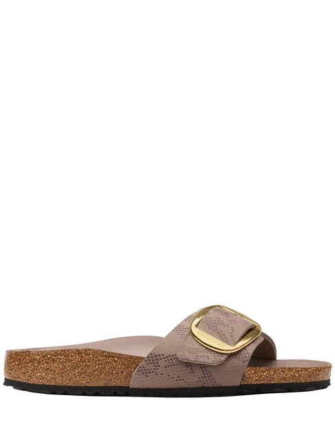 MADRID BIG BUCKLE Sandali anatomici pythongray - Scarpe Donna