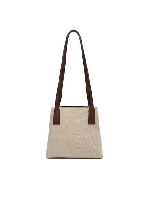 ALICE Borsa a spalla natural/espresso - Borse Donna