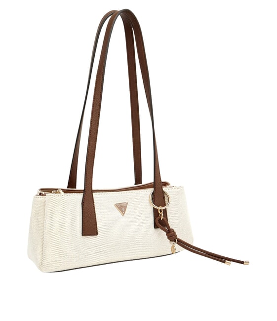 ALICE Borsa a spalla natural/espresso - Borse Donna