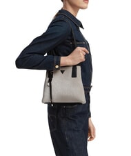 GUESS ALICE Borsa a spalla natural/black - Borse Donna - 2