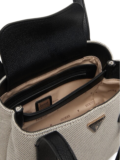 ALICE Borsa a spalla natural/black - Borse Donna