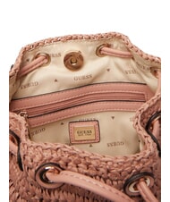 GUESS OFELIA Mini Secchiello con tracolla coral pink - Borse Donna - 4
