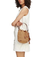 GUESS OFELIA Mini Secchiello con tracolla natural/cognac - Borse Donna - 2