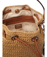 GUESS OFELIA Mini Secchiello con tracolla natural/cognac - Borse Donna - 4