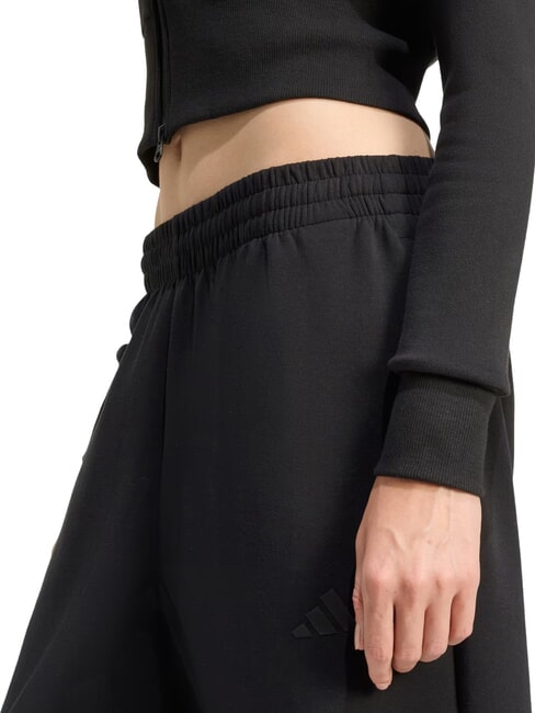 COQ Felpa con zip intera black - Felpe Donna