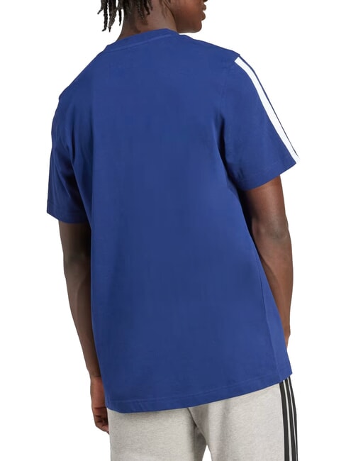 3 STRIPES T-shirt a maniche corte, a girocollo blue - T-shirt Uomo