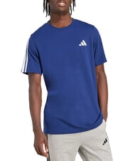 ADIDAS 3 STRIPES T-shirt a maniche corte, a girocollo blue - T-shirt Uomo - 3