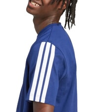 ADIDAS 3 STRIPES T-shirt a maniche corte, a girocollo blue - T-shirt Uomo - 5