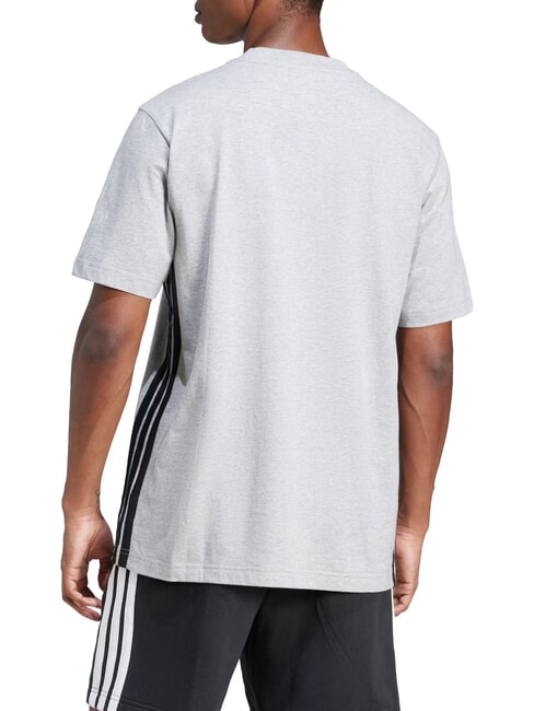 3 STRIPES T-shirt a maniche corte, a girocollo grey - T-shirt Uomo