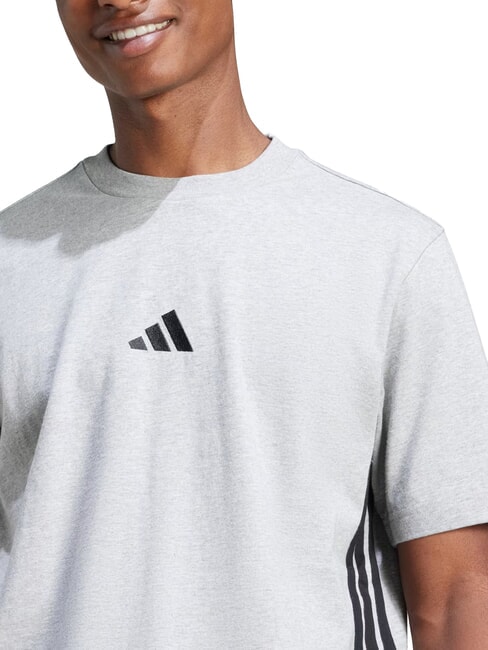3 STRIPES T-shirt a maniche corte, a girocollo grey - T-shirt Uomo