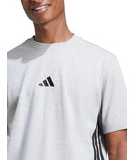 ADIDAS 3 STRIPES T-shirt a maniche corte, a girocollo grey - T-shirt Uomo - 3