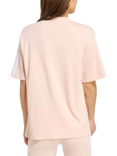 3 STRIPES T-shirt a maniche corte, puro cotone pink - T-shirt e Top Donna