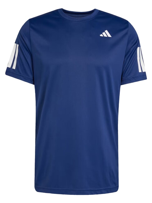 CLUB 3 STRIPES Maglietta da tennis blue - T-shirt Uomo