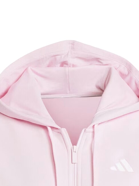 3 STRIPES Felpa con zip e cappuccio pink - Felpe Donna
