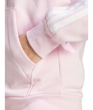 ADIDAS 3 STRIPES Felpa con zip e cappuccio pink - Felpe Donna - 6
