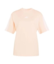 ADIDAS 3 STRIPES T-shirt a maniche corte, puro cotone pink - T-shirt e Top Donna - 4
