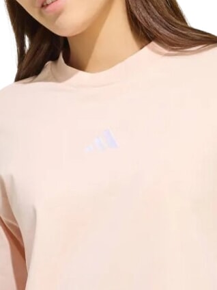 3 STRIPES T-shirt a maniche corte, puro cotone pink - T-shirt e Top Donna