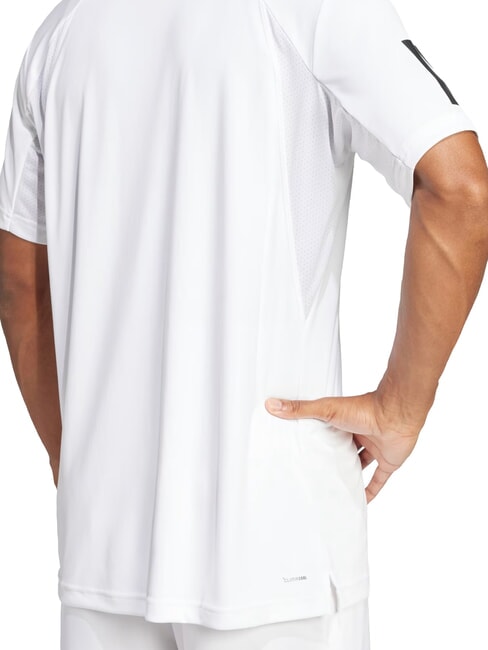 CLUB 3 STRIPES Maglietta da tennis white - T-shirt Uomo