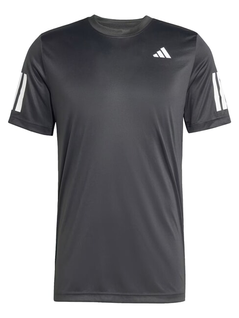 CLUB 3 STRIPES Maglietta da tennis black - T-shirt Uomo