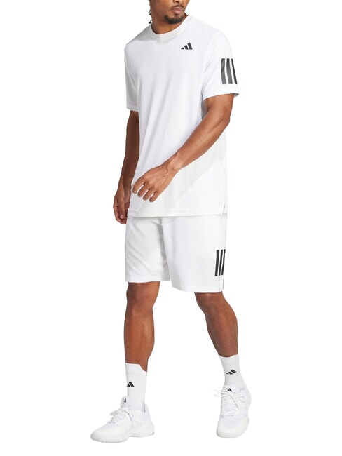 CLUB 3 STRIPES Maglietta da tennis white - T-shirt Uomo