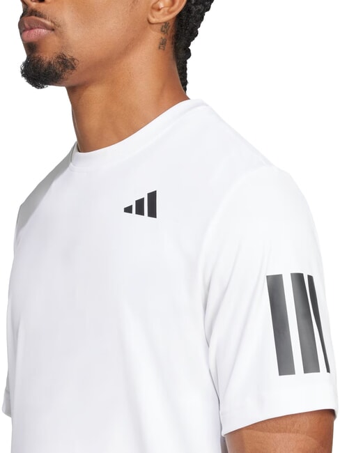CLUB 3 STRIPES Maglietta da tennis white - T-shirt Uomo