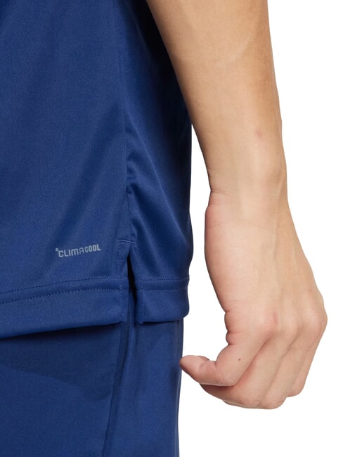 CLUB 3 STRIPES Maglietta da tennis blue - T-shirt Uomo