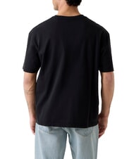GUESS ACID WASH T-Shirt in cotone jetbla - T-shirt Uomo - 2