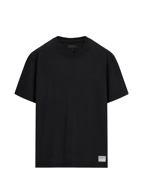 ACID WASH T-Shirt in cotone jetbla - T-shirt Uomo