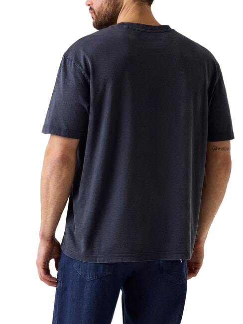 ACID WASH T-Shirt in cotone smartblue - T-shirt Uomo