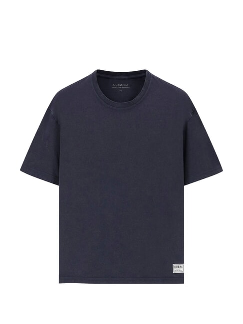ACID WASH T-Shirt in cotone smartblue - T-shirt Uomo