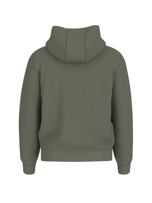 BASIC Felpa con cappuccio green plant - Felpe Uomo