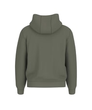 GUESS BASIC Felpa con cappuccio green plant - Felpe Uomo - 2