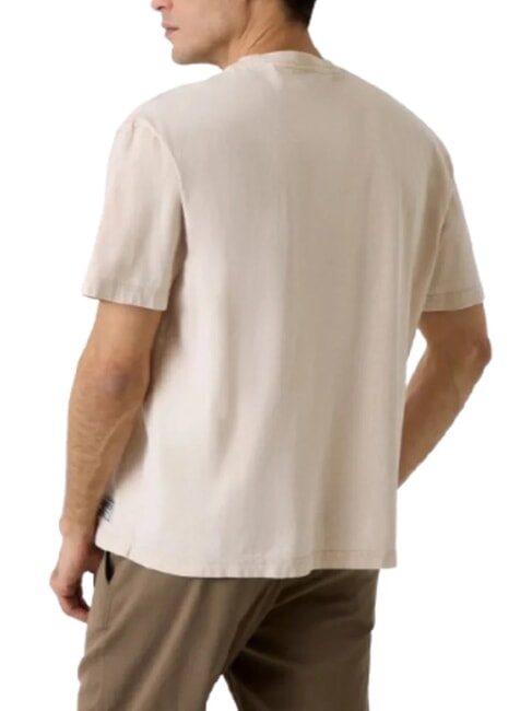 ACID WASH T-Shirt in cotone light oak - T-shirt Uomo