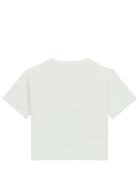 CROP T-Shirt in cotone purwhite - T-shirt Bambino