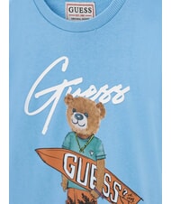 GUESS ACTIVE Felpa in cotone teal surf - Felpe Bambini - 3