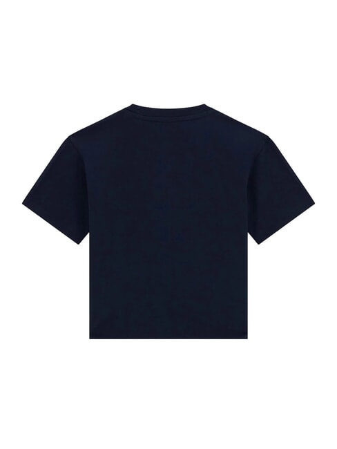 BOXY T-Shirt in cotone suiting blue - T-shirt Bambino